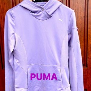 Puma Breathable jacket. Have a headphone wire clip